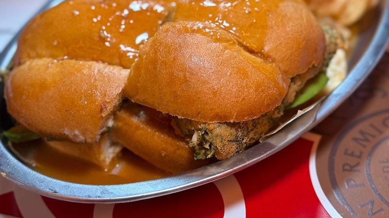 También hay opciones veganas como la torta de huauzontle